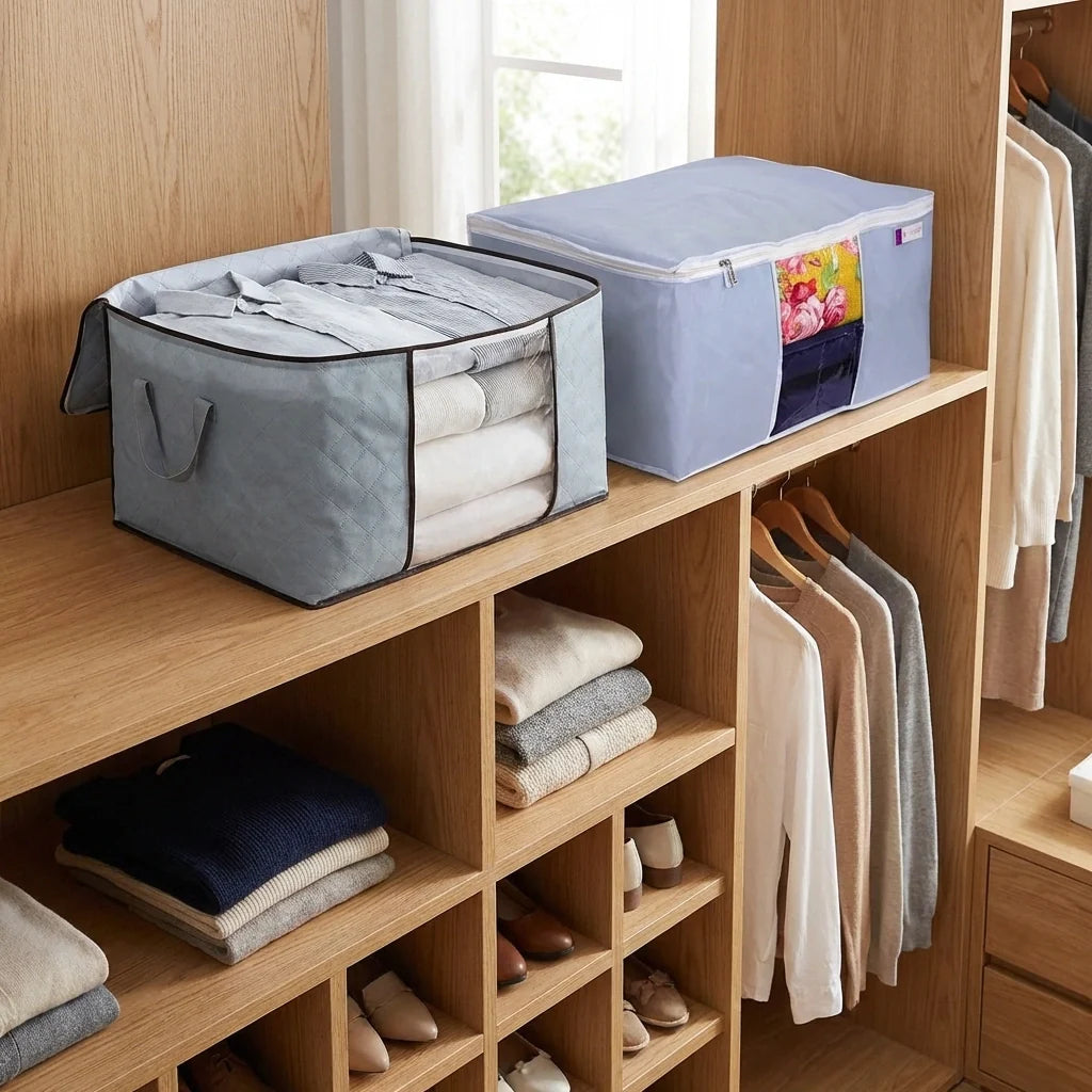 Storage Bag Covers With Handles(Set of 2)